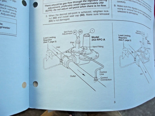Invensys Pressure Regulator 243-RPC-A 1-8 5 8 4d